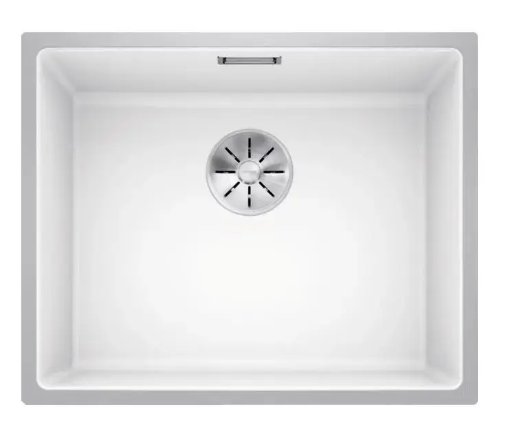 Vedd meg most Blanco Subline 500 - Silgranit mosogató, 543x443 mm, SteelFrame, InFino, fehér 524110