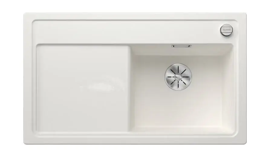 Blanco Zenar 45 - Silgranit mosogató, 860x510 mm, lefolyásszabályozóval, InFino, fehér 523788 Exkluzív ajánlat