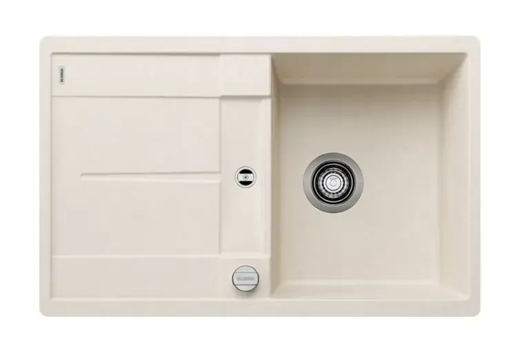 Bestseller Blanco Metra 45 - Silgranit mosogató, 770x490 mm, lefolyásszabályozóval, fehér 527107