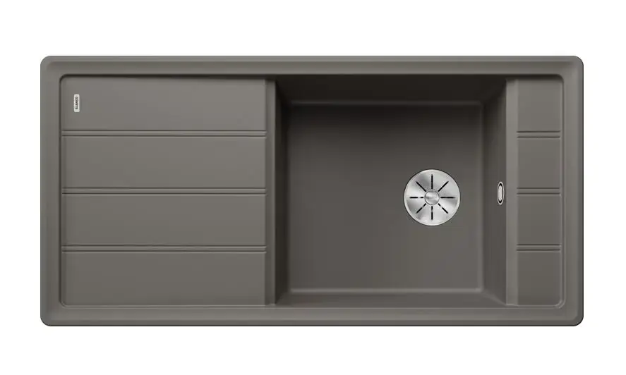 Blanco Faron XL 6 - Silgranit mosogató, 1000x500 mm, InFino, szürke 527265 Prémium