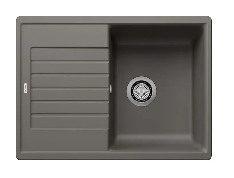 Legkelendőbb Blanco Zia 45 - Silgranit mosogató, 680x500 mm, szürke 527380