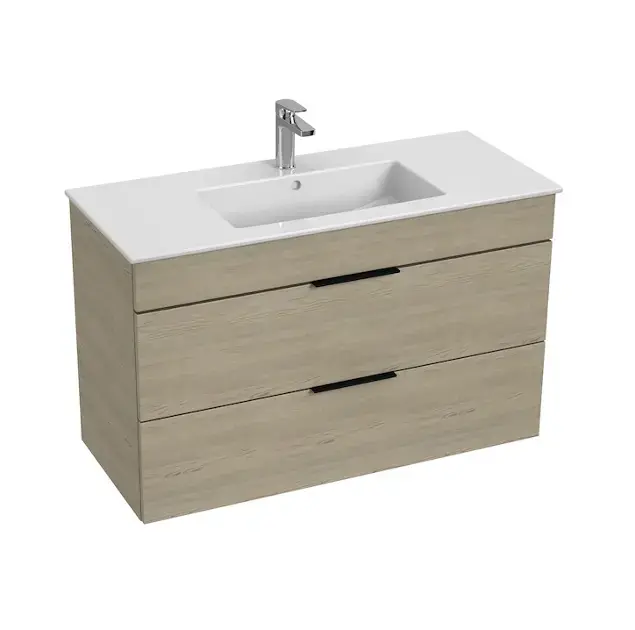 Olcsóbb Jika Cube - Szekrény mosdókagylóval 100x43x61 cm, kőris H4536521765141