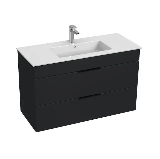 Jika Cube - Szekrény mosdókagylóval 100x43x61 cm, matt antracit H4536521763521 Vedd meg online