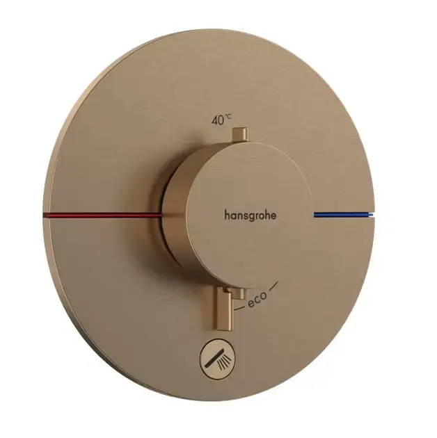 Biztonságos vásárlás Hansgrohe ShowerSelect Comfort - Termosztatikus keverő rejtett beépítéshez, csiszolt bronz színű 15562140