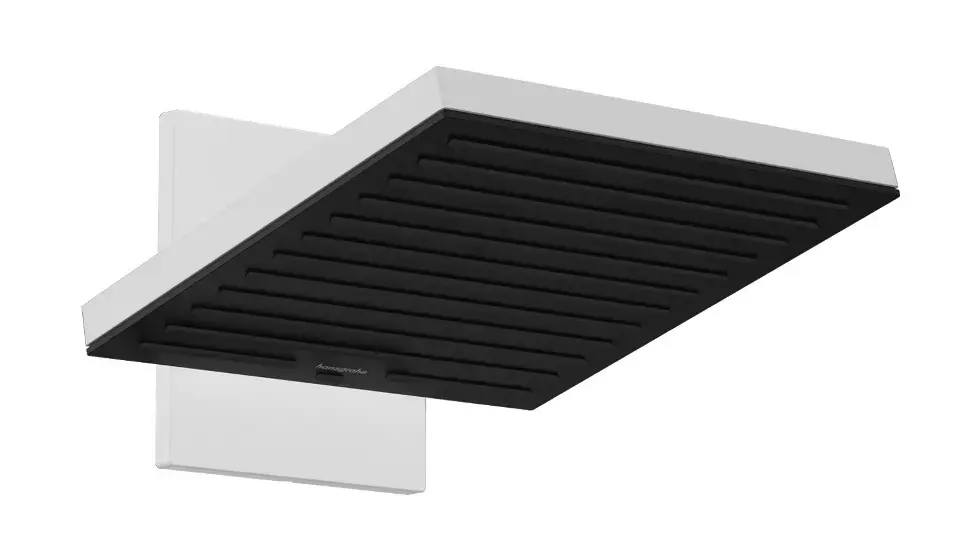 Különleges ajánlat Hansgrohe Pulsify E - Zuhanyfej, 26x26 cm, EcoSmart, 2 fúvókával, matt fehér 24351700