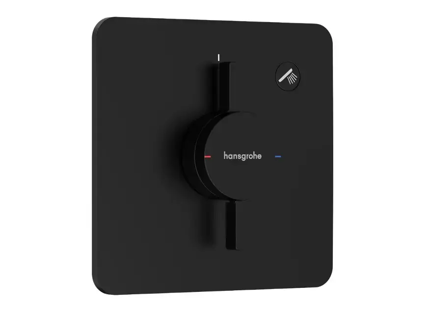 Hansgrohe DuoTurn Q - Zuhanykeverő rejtett beépítéshez, matt fekete színben 75614670 Ne maradj le
