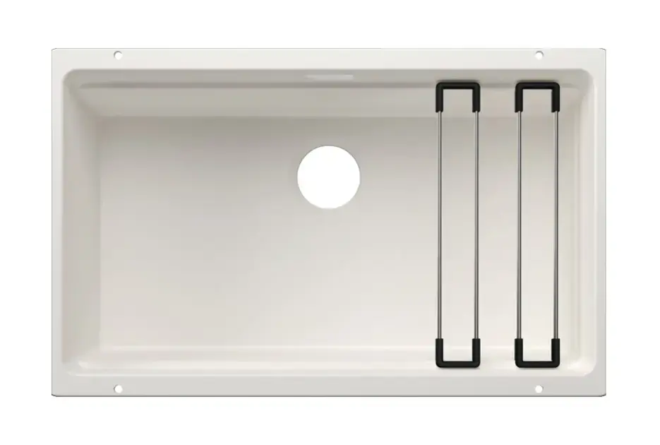 Újdonság Blanco Etagon 700 - Silgranit mosogató, 73x46 cm, tartozékokkal, fehér 527767